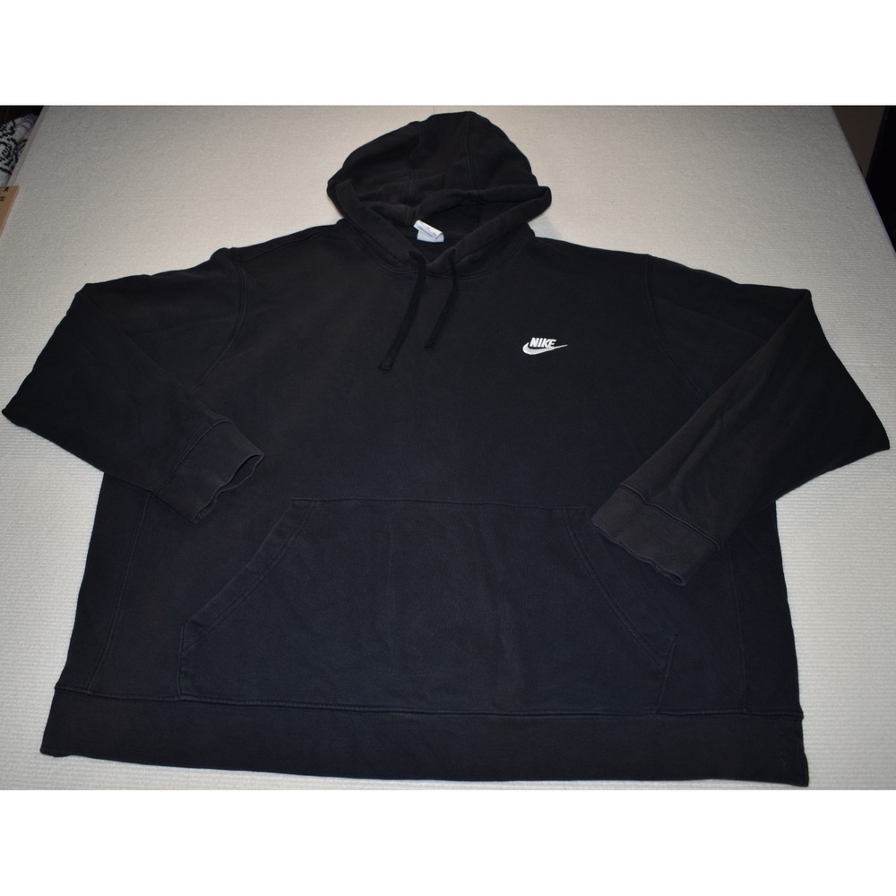 Nike Men's Black Hoodie Sweatshirt Pullover Size 2XL